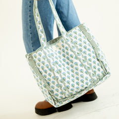 QUILTED TOTE BAGS/PURSES